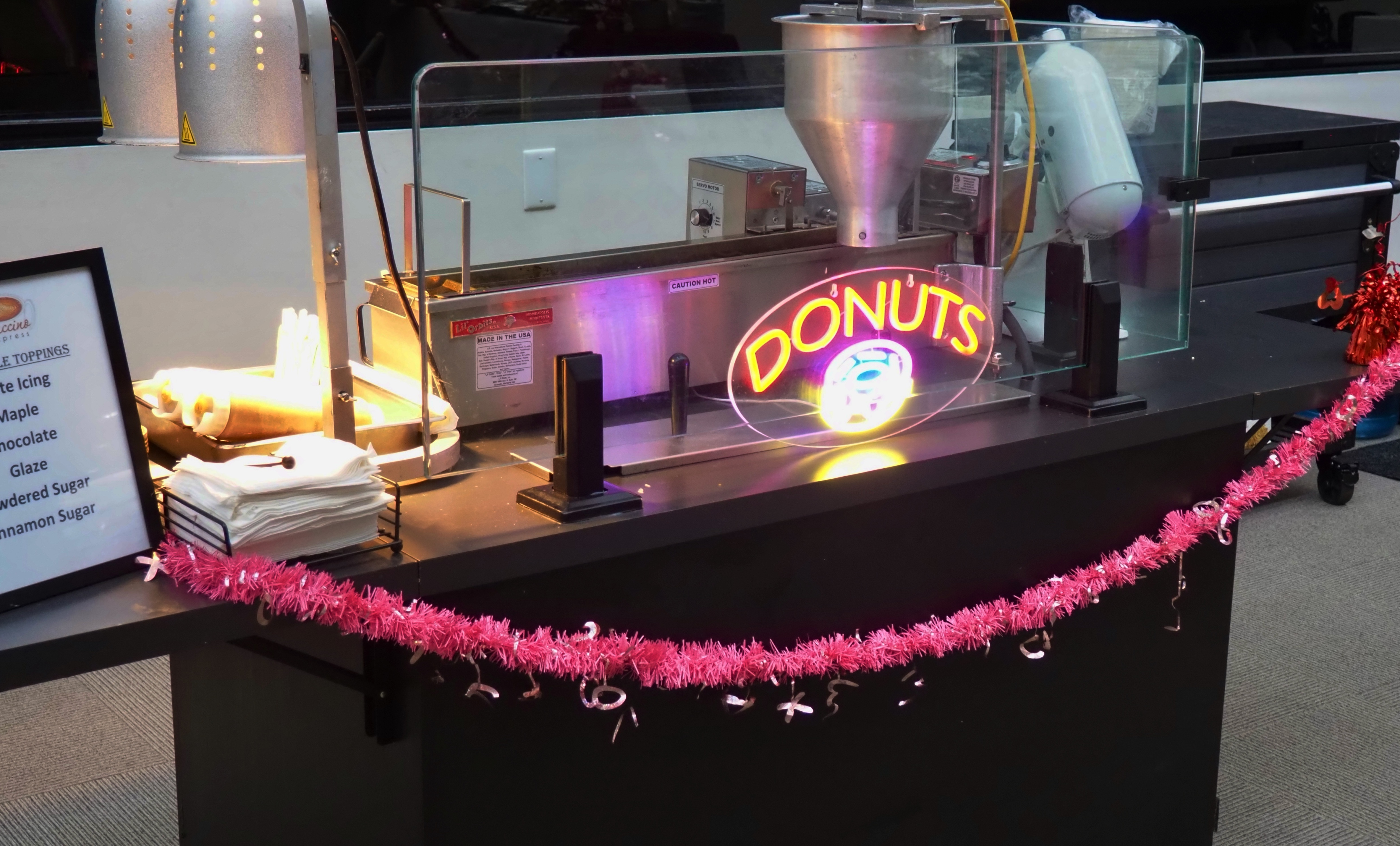 Doughnut Machine — The Cappuccino Express Donut & Dessert Bars