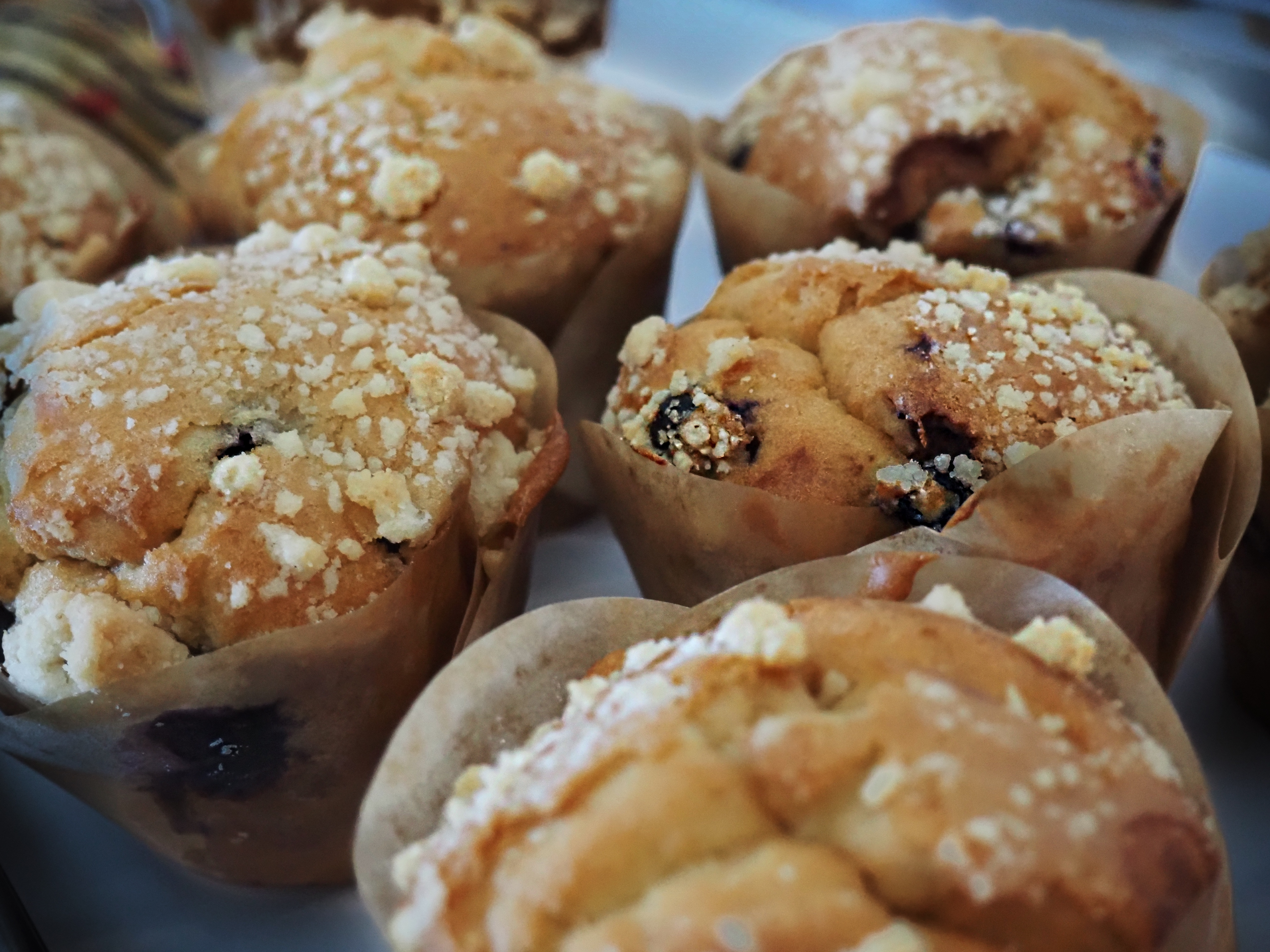 Blueberry Muffins — The Cappuccino Express Pastries & Baked Goods